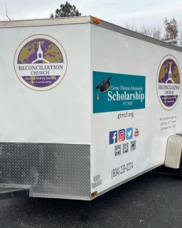 picture 2 of church trailer with decals